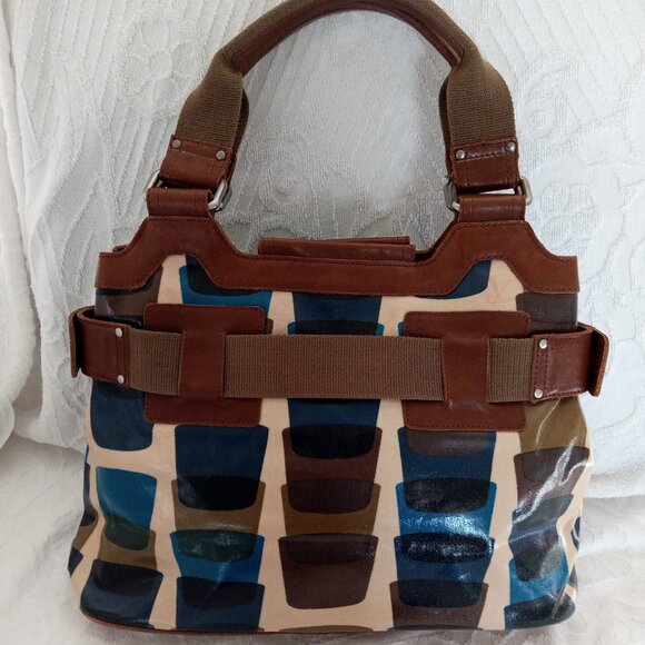 Classic Orla Kiely Cups Pattern Tote Bag - Picture 1 of 9